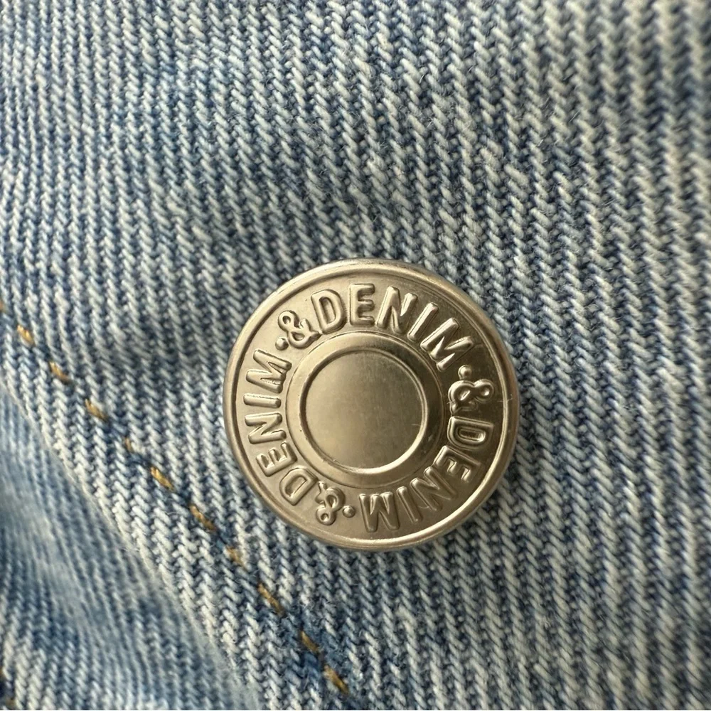 EUC-H&M Blue Denim Jacket : woman’s xs - Picture 5 of 7